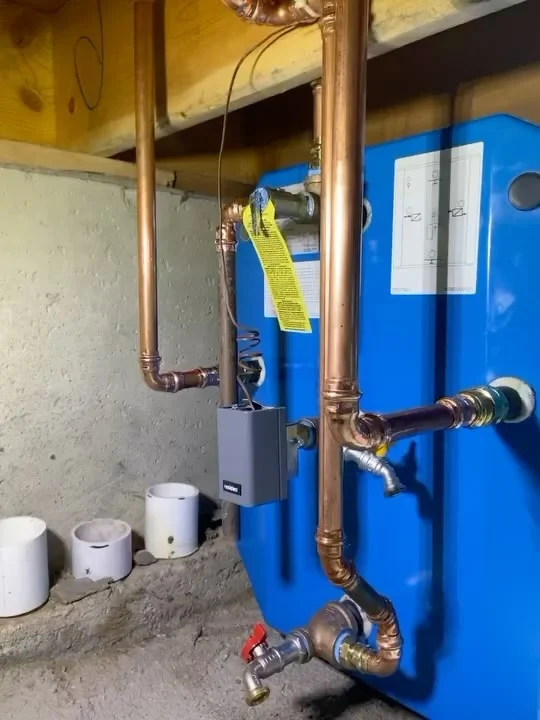 Water heater installation